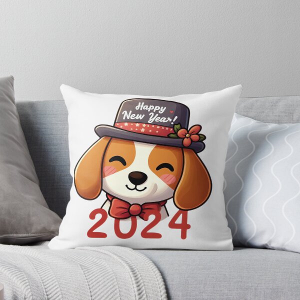 Item preview, Beagle Bliss: Overflowing Joy for the New Year designed and sold by EpicPaws.