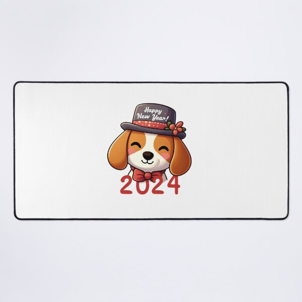 Item preview, Beagle Bliss: Overflowing Joy for the New Year designed and sold by EpicPaws.