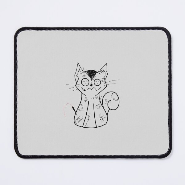 Item preview, Funky plush cat with button eyes designed and sold by desczaj.