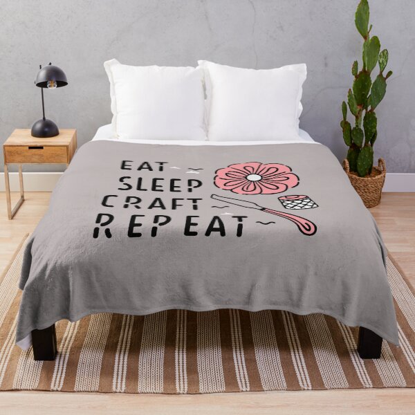 Item preview, Eat, Sleep, Craft, Repeat: A Maker's Mantra designed and sold by VoyteksDesigns.