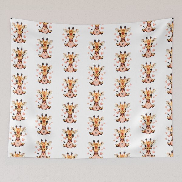 Item preview, Cute Giraffe Valentine designed and sold by TheAnimalZ00.