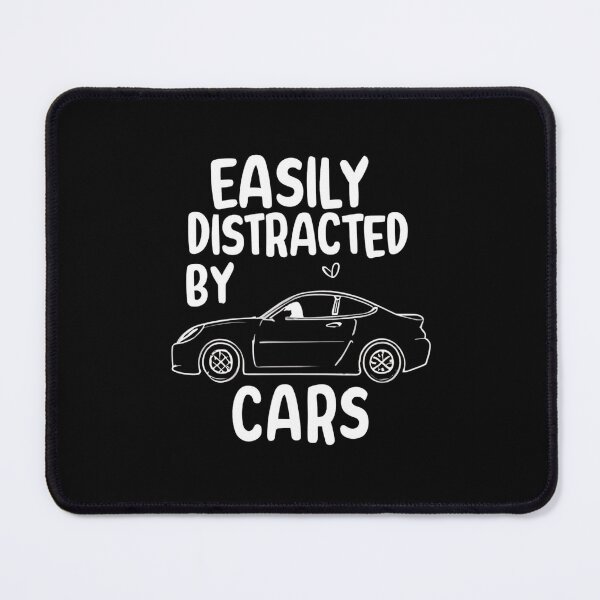 Item preview, Easily Distracted By Cars ideal graphic for car lovers designed and sold by FashionFlock.