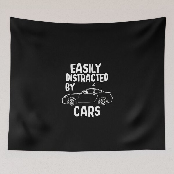 Item preview, Easily Distracted By Cars ideal graphic for car lovers designed and sold by FashionFlock.