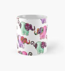 Floral Elephants Mug