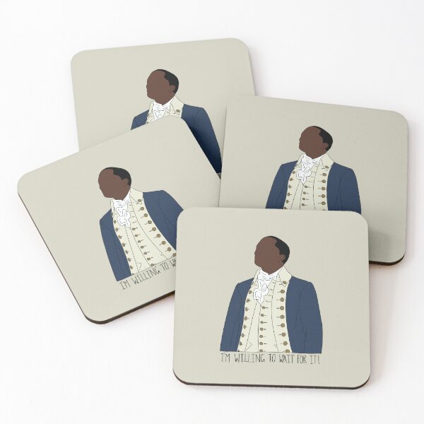 Item preview, "I'm Willing To Wait For It!" Aaron Burr Quote Print Design  designed and sold by abldesign.