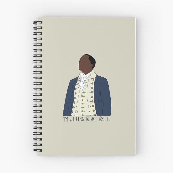 Item preview, "I'm Willing To Wait For It!" Aaron Burr Quote Print Design  designed and sold by abldesign.