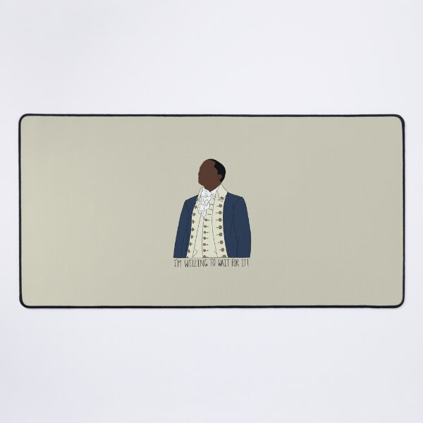 Item preview, "I'm Willing To Wait For It!" Aaron Burr Quote Print Design designed and sold by abldesign.