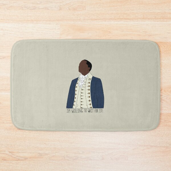 Item preview, "I'm Willing To Wait For It!" Aaron Burr Quote Print Design  designed and sold by abldesign.