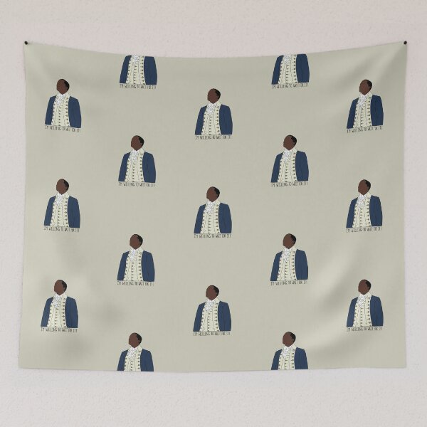 Item preview, "I'm Willing To Wait For It!" Aaron Burr Quote Print Design  designed and sold by abldesign.