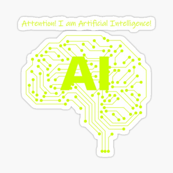 Item preview, Artificial Intelligence designed and sold by CatCoconut-Art.
