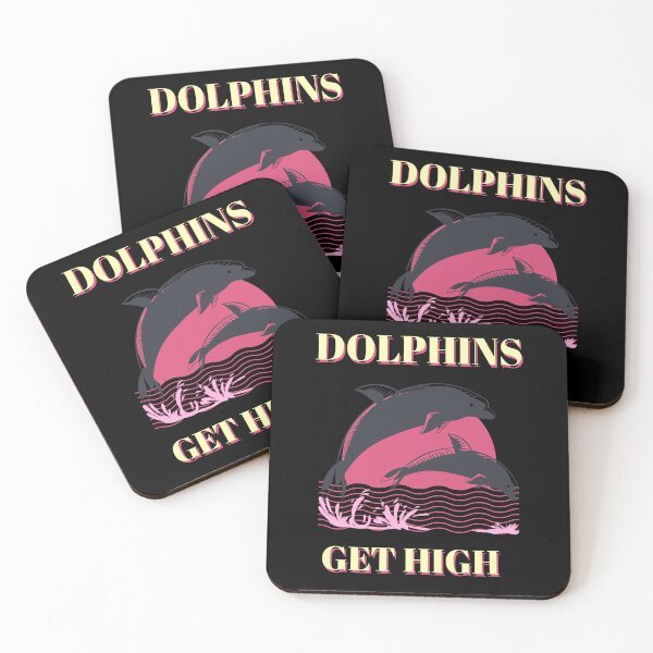 Item preview, Dolphins Get High Animal Facts Fun Trivia Education designed and sold by StudioTVDinners.