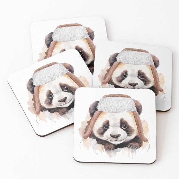 Item preview, Cute Peeking Watercolor Panda designed and sold by TheAnimalZ00.