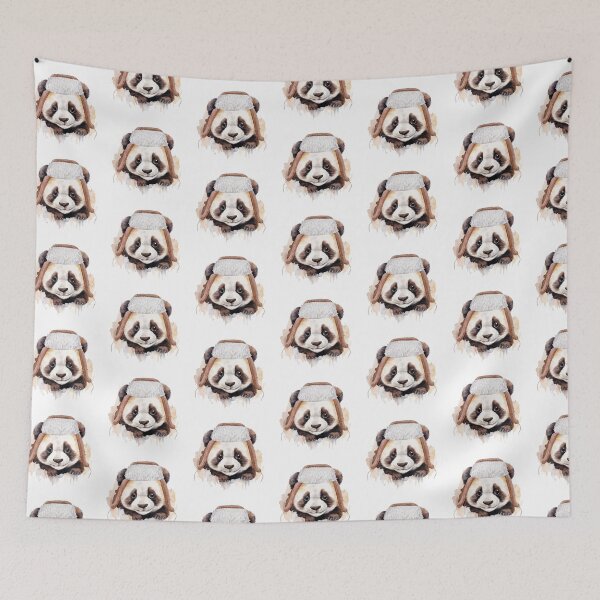 Item preview, Cute Peeking Watercolor Panda designed and sold by TheAnimalZ00.