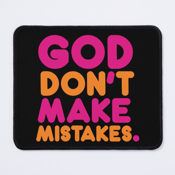 Item preview, GOD Don't Make Mistakes Dunkin' Donuts Edition Sticker Shirt designed and sold by CHNMDE BG.