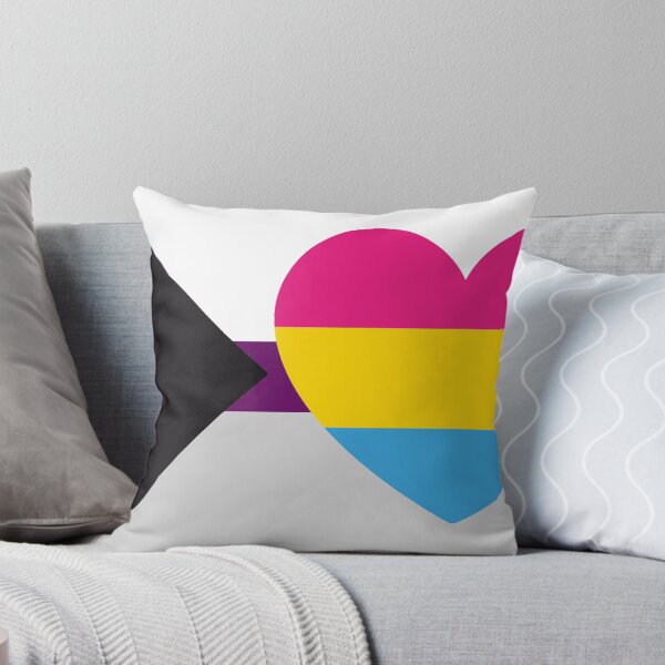Item preview, Demisexual Panromantic Flag with Heart designed and sold by Oaktreeish.