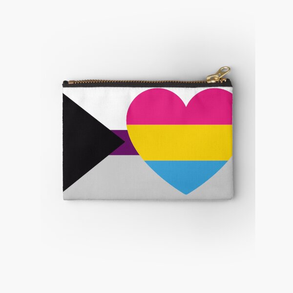 Item preview, Demisexual Panromantic Flag with Heart designed and sold by Tiirabird.