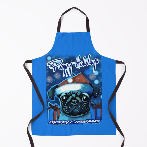 Item preview, Pug HAPPY HOLIDAYS 123 MERRY CHRISTMAS PUGGY HOLIDAYS designed and sold by RedBluffTraders.