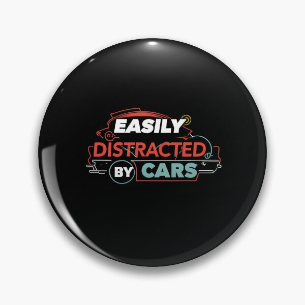 Item preview, Easily Distracted By Cars ideal graphic for car lovers designed and sold by FashionFlock.