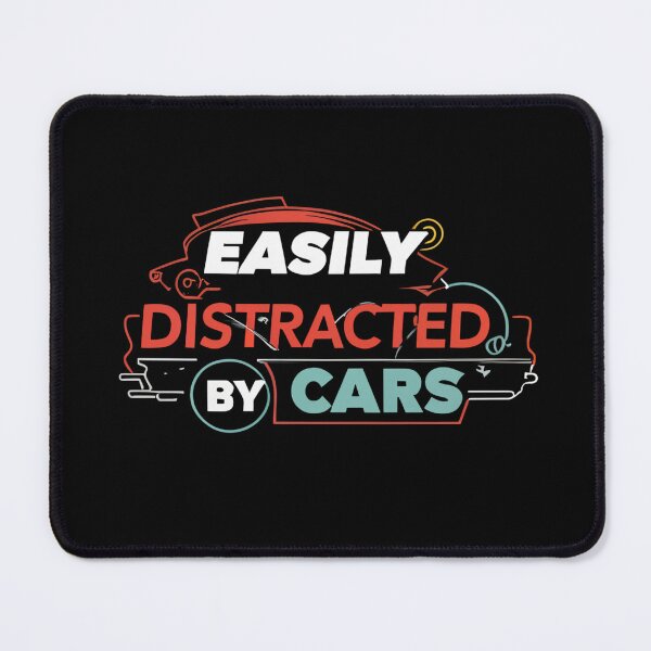 Item preview, Easily Distracted By Cars ideal graphic for car lovers designed and sold by FashionFlock.