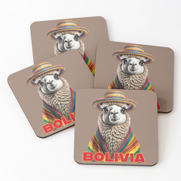 Item preview, Bolivian proud adorable llama design designed and sold by La Loca.