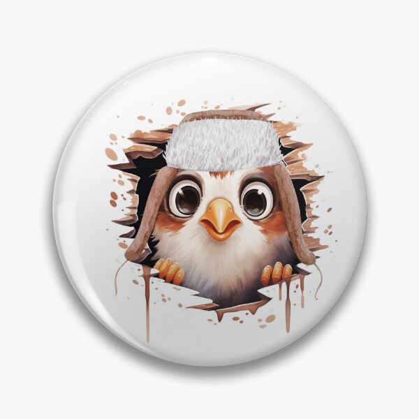 Item preview, Cute Peeking Watercolor Owl designed and sold by TheAnimalZ00.