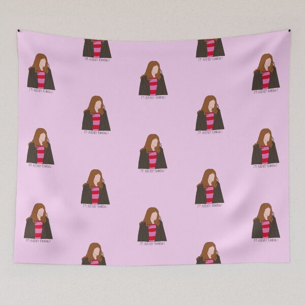 Item preview, "I'm Already Running!" Donna Noble Quote Print Design  designed and sold by abldesign.