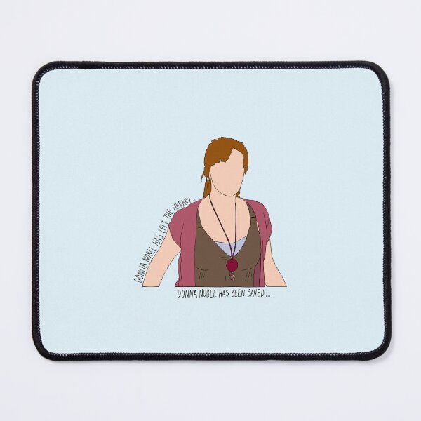 Item preview, "Donna Noble Has Left The Library... Donna Noble Has Been Saved..." Donna Noble Quote Print Design designed and sold by abldesign.