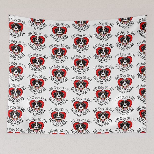 Item preview, My Dog Is My Valentine Bernese Mountain Dog designed and sold by TheAnimalZ00.