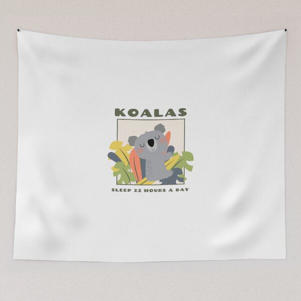 Item preview, Koalas Sleep 22 Hours a Day Animal Facts Fun Trivia Education designed and sold by StudioTVDinners.