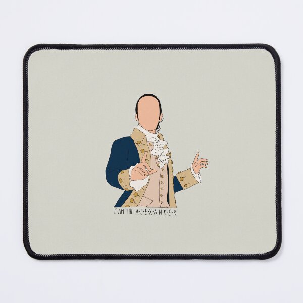 Item preview, "I Am The A-L-E-X-A-N-D-E-R" Alexander Hamilton Quote Print Design  designed and sold by abldesign.