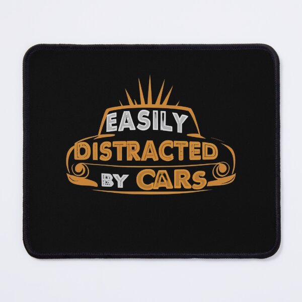 Item preview, Easily Distracted By Cars ideal graphic for car lovers designed and sold by FashionFlock.