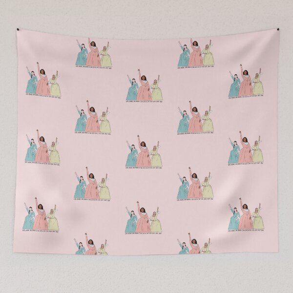 Item preview, "Look Around, Look Around At How Lucky We Are To Be Alive Right Now" Schuyler Sisters Hamilton Quote Print Design  designed and sold by abldesign.