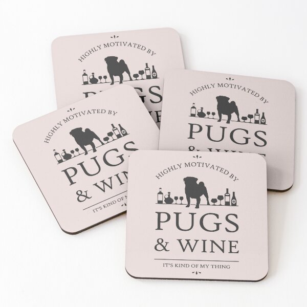 Item preview, Highly Motivated by Pugs and Wine designed and sold by RycoTokyo81.