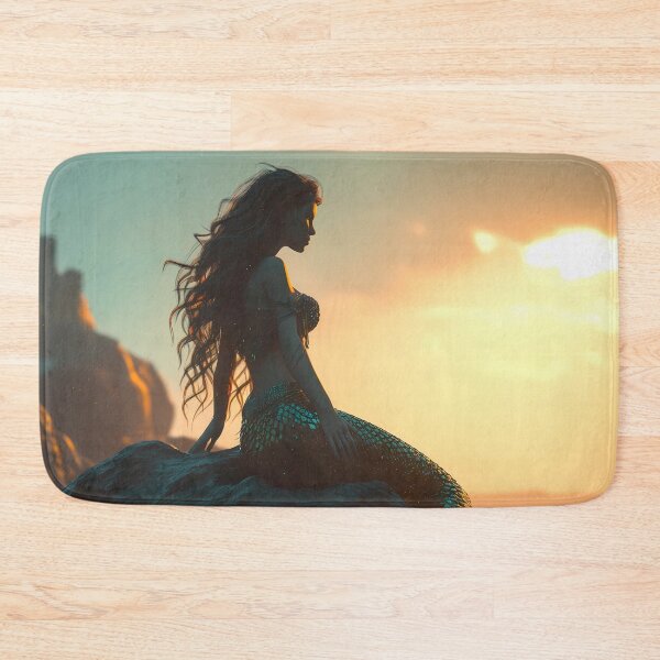 Item preview, Mermaid in the setting sun designed and sold by Fantasyplus.
