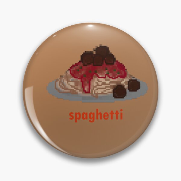 Item preview, cute spaghetti pixel art designed and sold by raynova24.