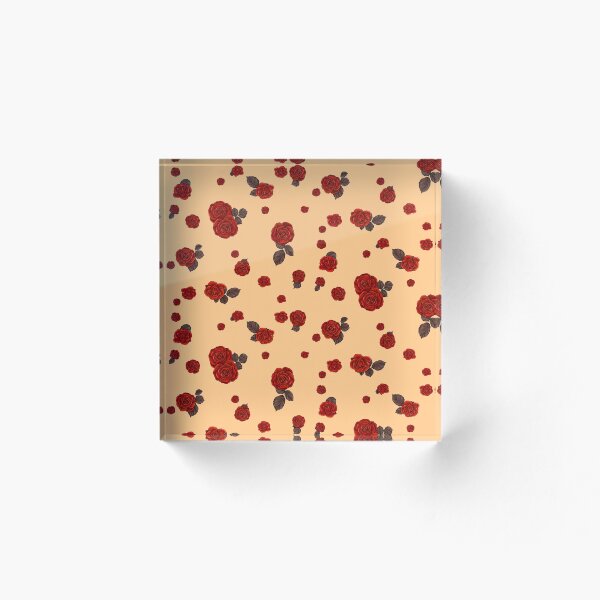 Aperçu de l'œuvre Motif de rose rouge créée et vendue par Crypticcreator.