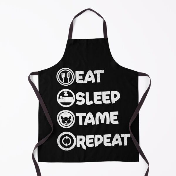 Item preview, eat sleep tame repeat funny sayings designed and sold by Artsy Aura ⭐⭐⭐⭐⭐ .
