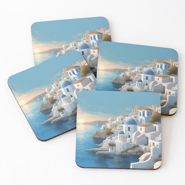 Item preview, Azure Archipelago in Greece designed and sold by colorvisionart.