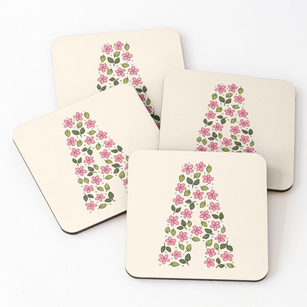 Item preview, Letra de monograma floral A designed and sold by srsig designs.