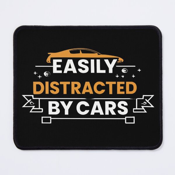 Item preview, Easily Distracted By Cars ideal graphic for car lovers designed and sold by FashionFlock.