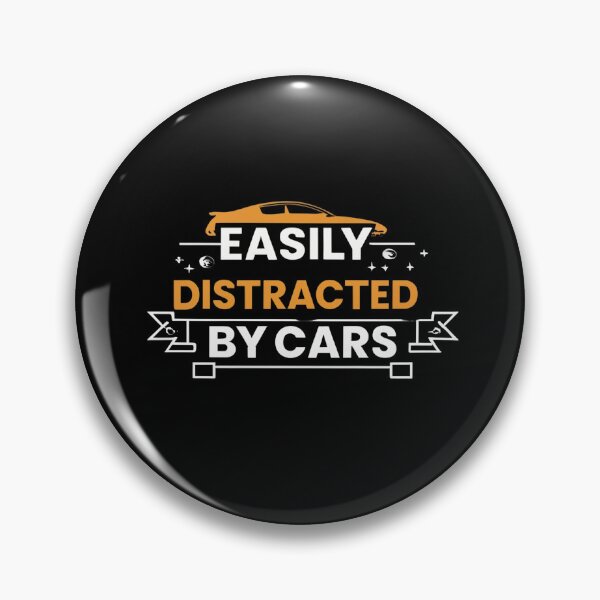 Item preview, Easily Distracted By Cars ideal graphic for car lovers designed and sold by FashionFlock.