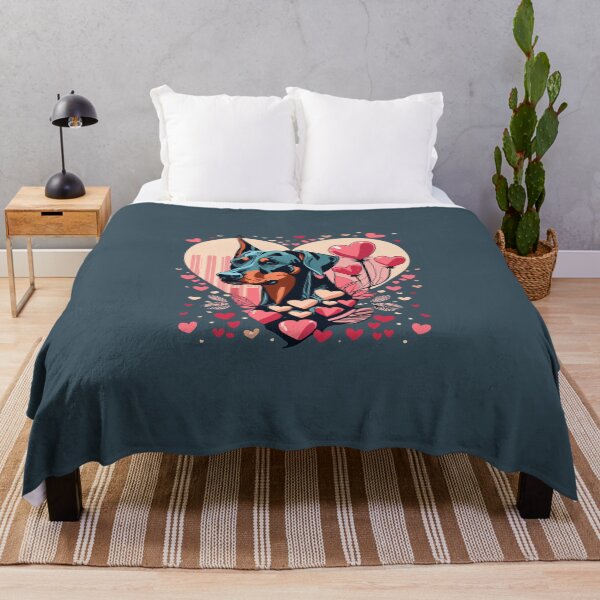 Item preview, Doberman Love on Valentine's Day designed and sold by VoyteksDesigns.