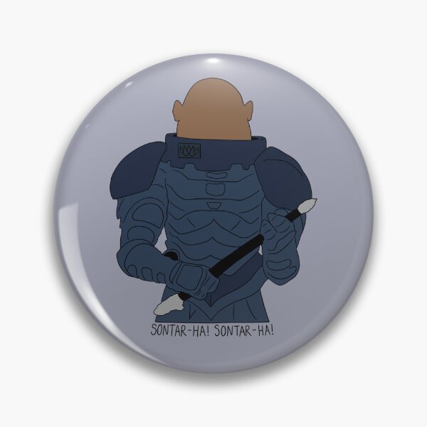 Item preview, "Sontar-Ha Sontar-Ha!" Sontaran Quote Print Design  designed and sold by abldesign.