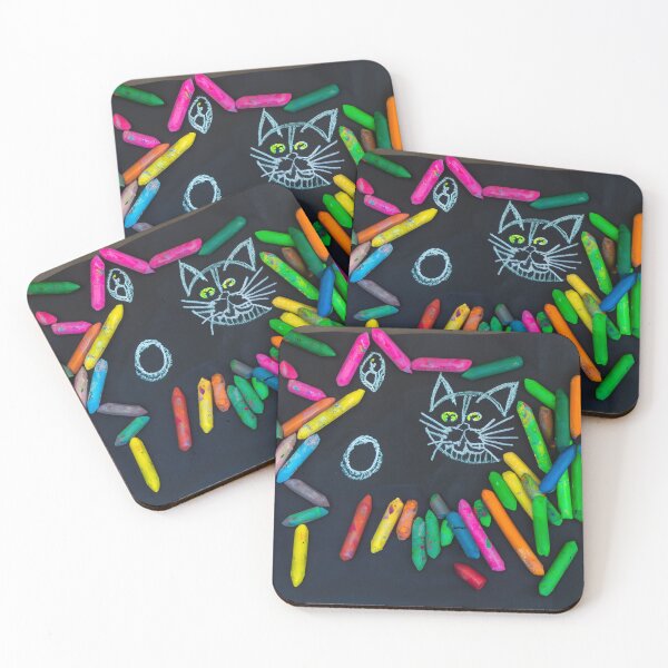 Item preview, Crayon Drawing Old Cat by dePace' designed and sold by mrpropcake.