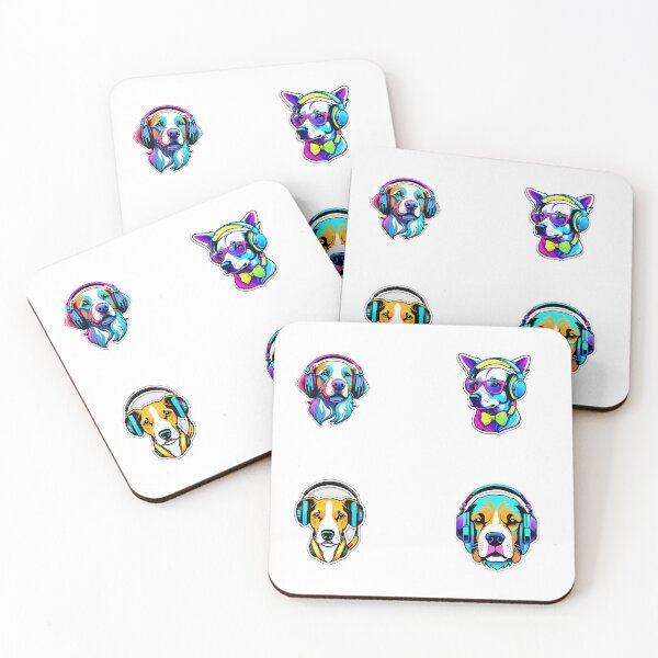 Item preview, Dog with headphones pack designed and sold by Inspirationmotivation.