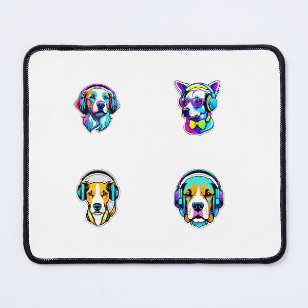 Item preview, Dog with headphones pack designed and sold by Inspirationmotivation.