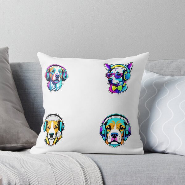 Item preview, Dog with headphones pack designed and sold by Inspirationmotivation.