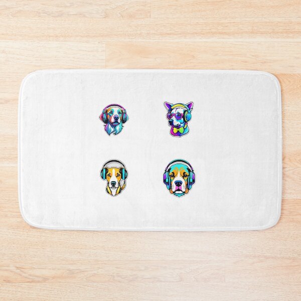 Item preview, Dog with headphones pack designed and sold by Inspirationmotivation.