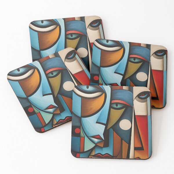 Item preview, Faces Abstract Art designed and sold by sheprint.