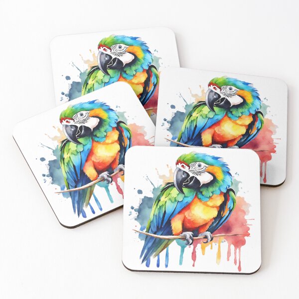Item preview, Parrot in watercolor style designed and sold by Elitegraff.